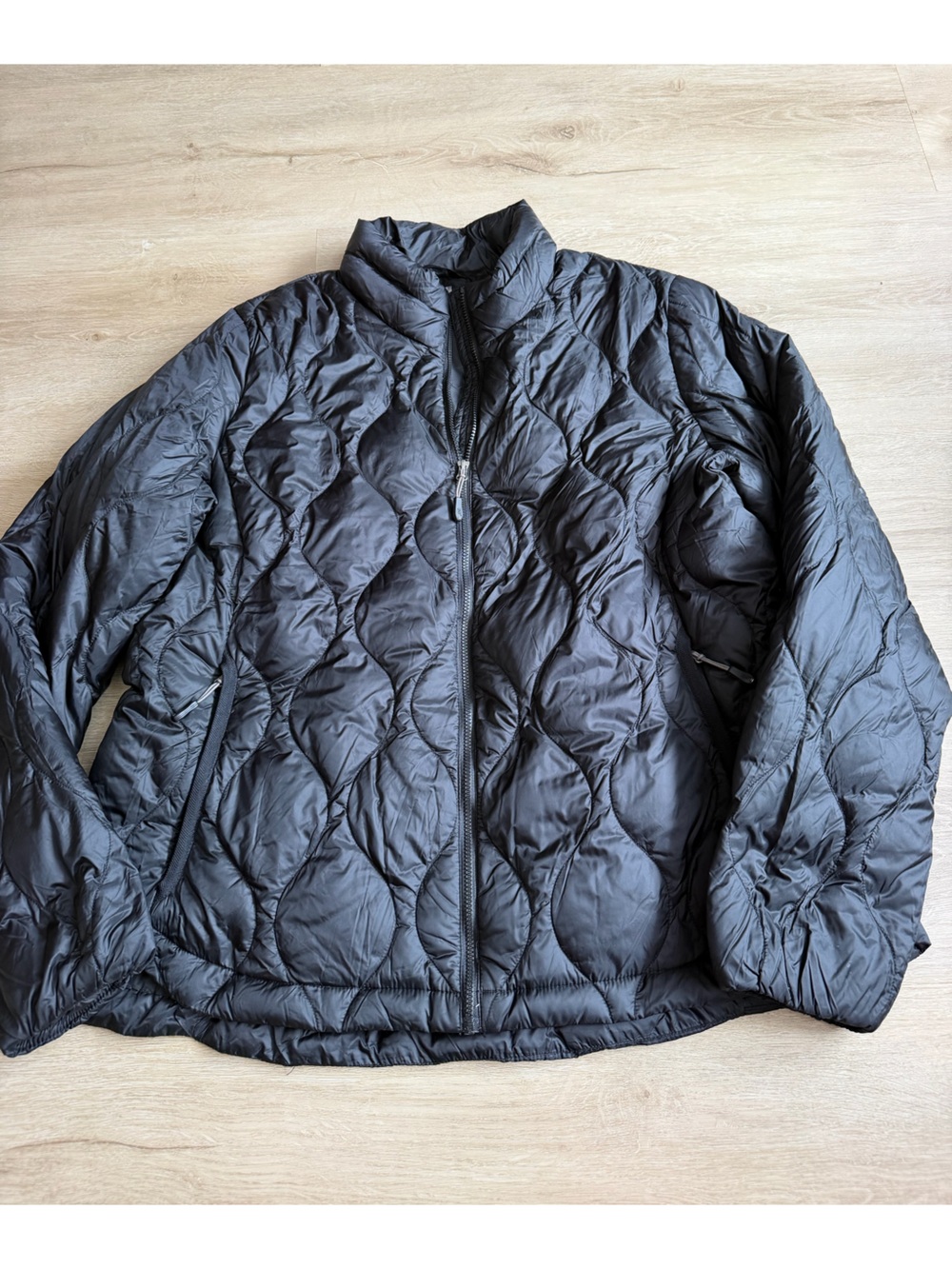 32 Degrees Heat Black Packable Down Jacket Coat SZ L